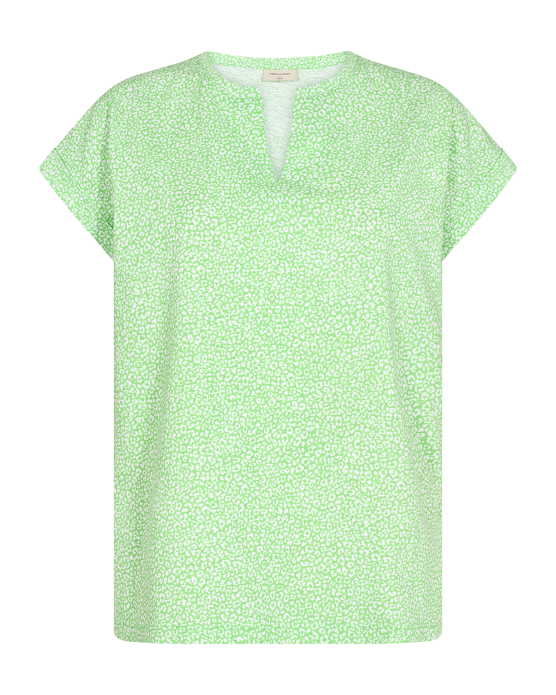 Freequent-Viva-TEE-Topp-Dam-Summer-Green-Print-1