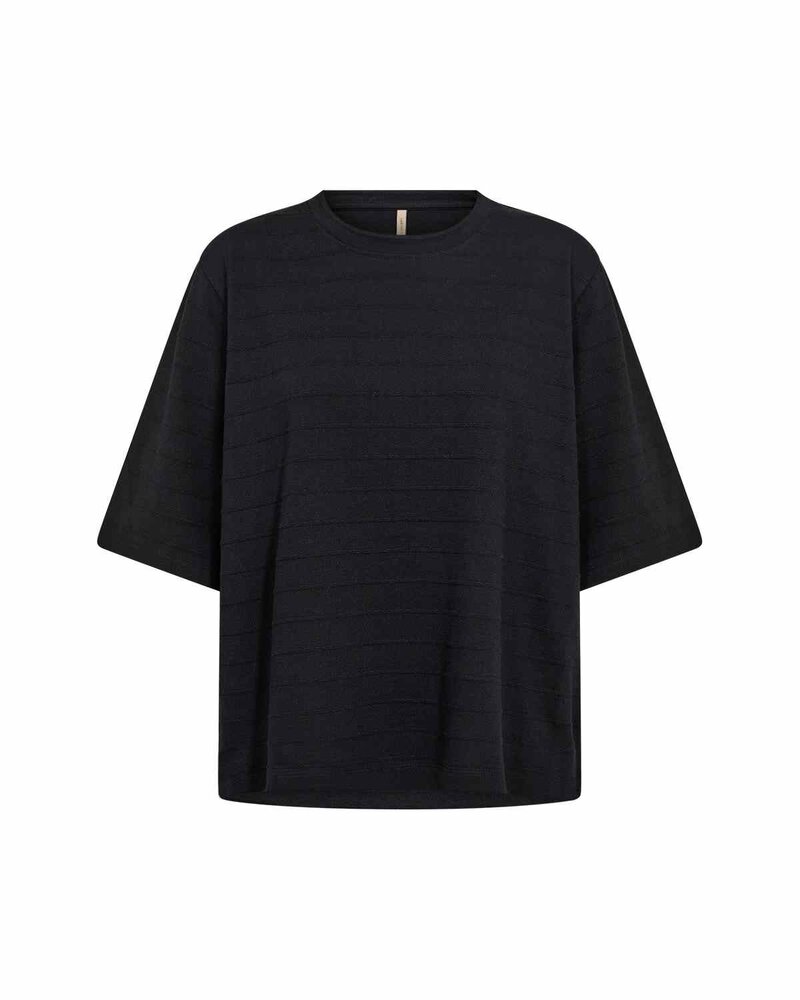 Gaiga-2-T-Shirt-Dam-Black-Soyaconcept--Smilebutiken-1