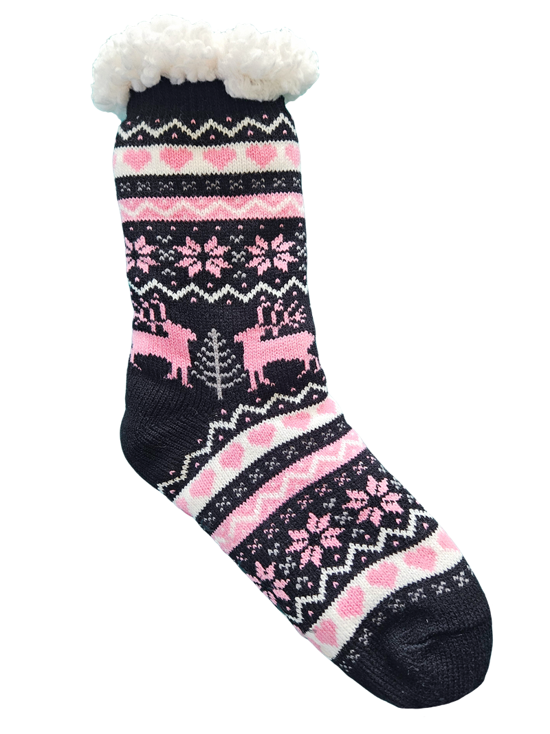 Gill Myssocka med halkskydd Dam Black Pink