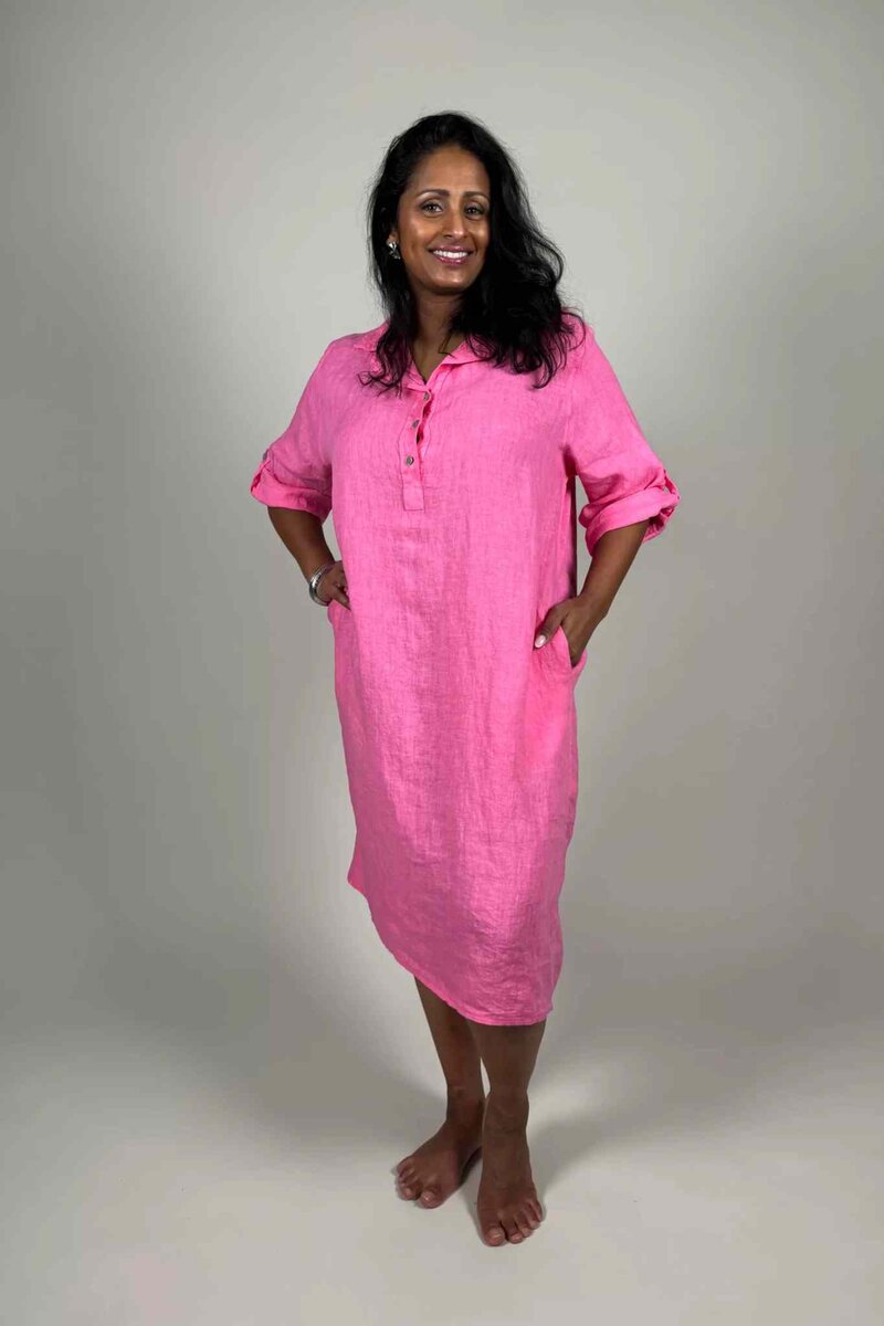Gry-Linneklanning-Dam-Rosa-Camicia--Smilebutiken-1