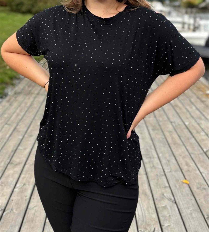 Chica London Jordyn T-shirt Dam Black