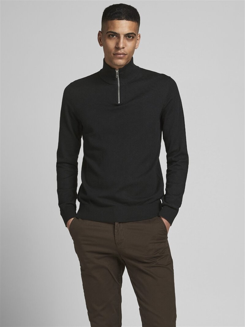 Jack---Jones-Emil-Stickad-Troja-Herr-Black-1