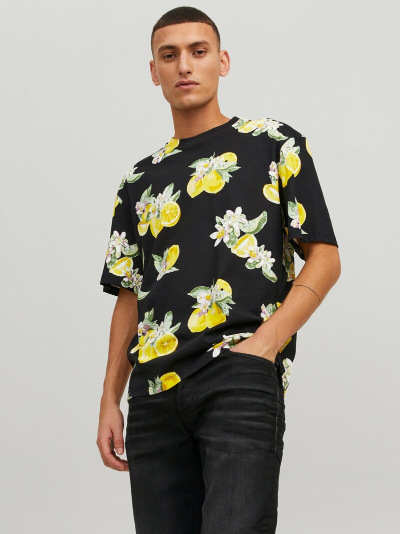 Jack---Jones-Flores-T-shirt-Herr-Tap-Shoe-Lemons-1