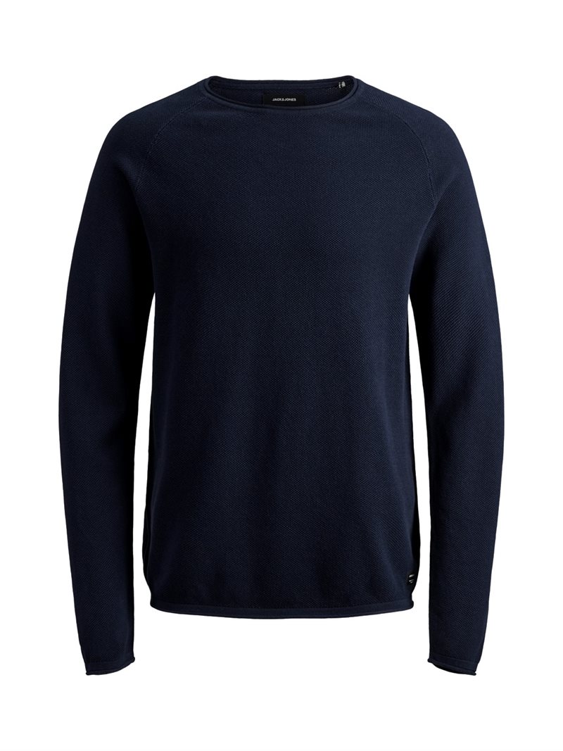 Jack & Jones Hill Stickad Tröja Herr Navy