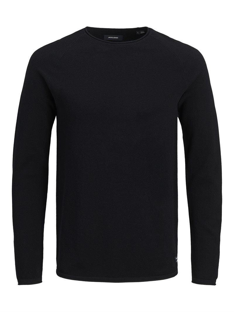 Jack & Jones Hill Stickad Tröja Herr Svart