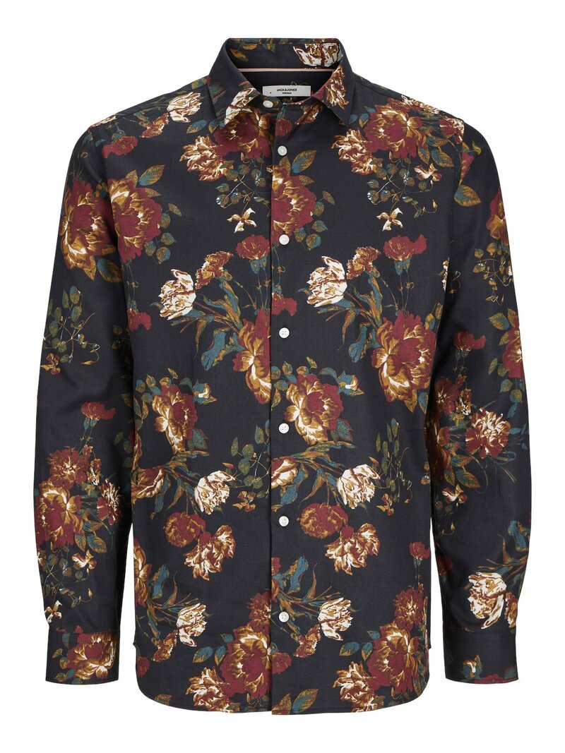 Jack---Jones-Nordic-Flores-Skjorta-Herr-Black-1
