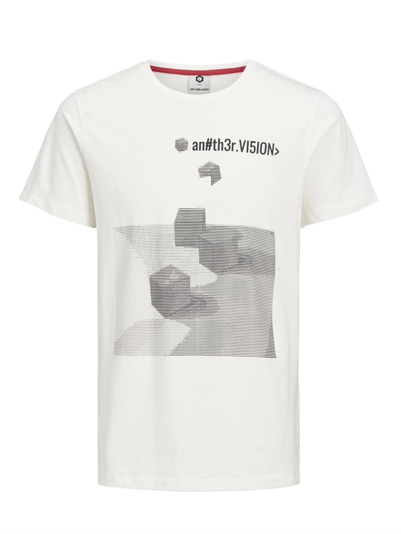 Jack & Jones Mind T-shirt Herr Cloud Dancer