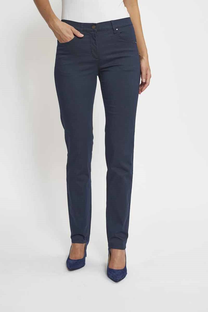 LauRie Charlotte ML Rak Passform Dam Navy
