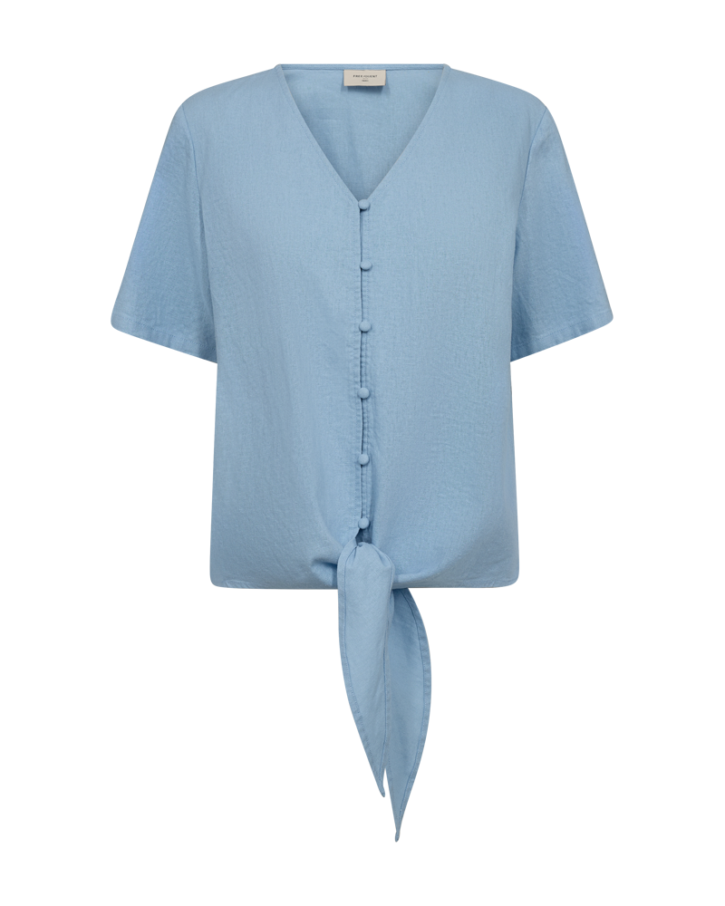 Lava-Blus-Med-Knyt-Dam-Blue-Bell-Freequent--Smilebutiken-1