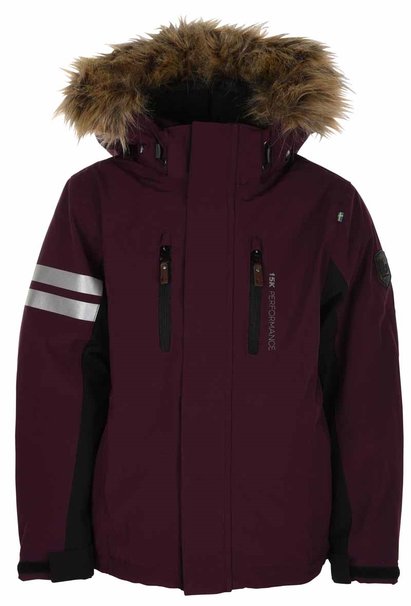 Lindberg Colden Vinterjacka Junior Plommon 4