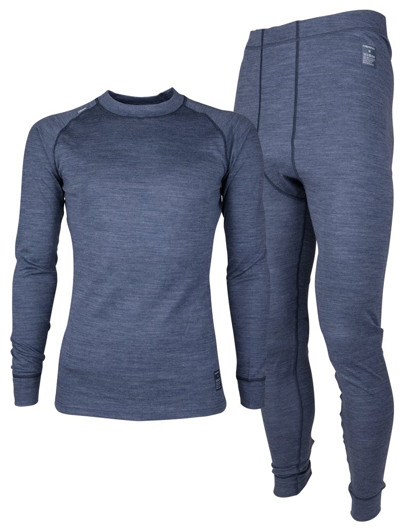 Lindberg Merino Ullunderställ Herr Orion Blue