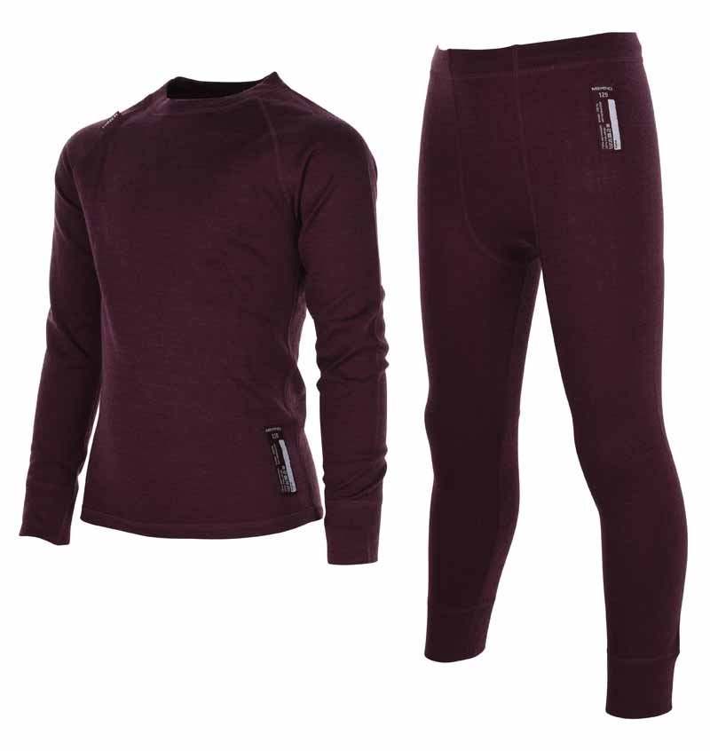 Lindberg Merino Underställ Barn & Junior Plommon 1