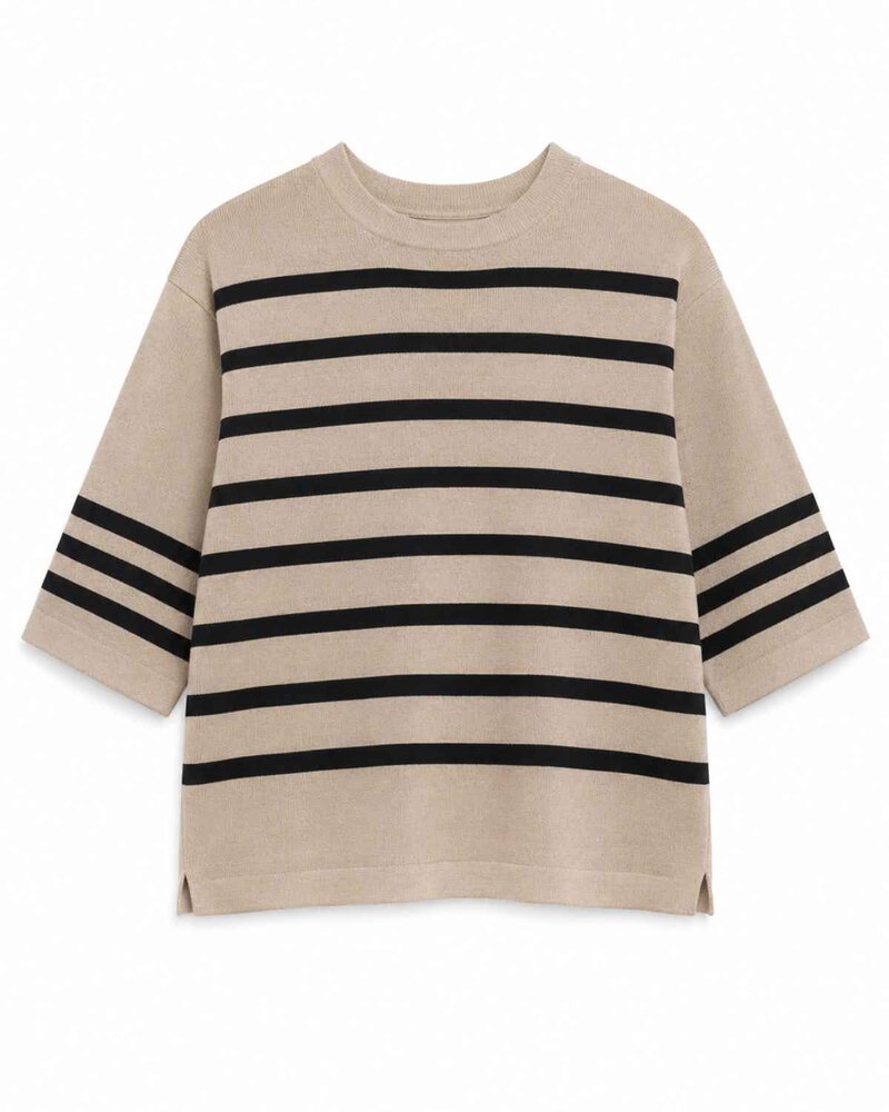 Louise-Troja-Med-Trekvarsarm-Dam-Beige-Ecru-Kopenhaken--Smilebutiken-1