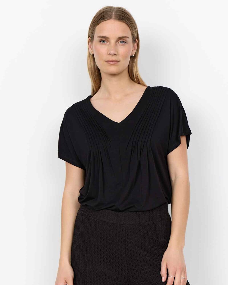 Marica-361-T-Shirt-Dam-Black-Soyaconcept--Smilebutiken-1