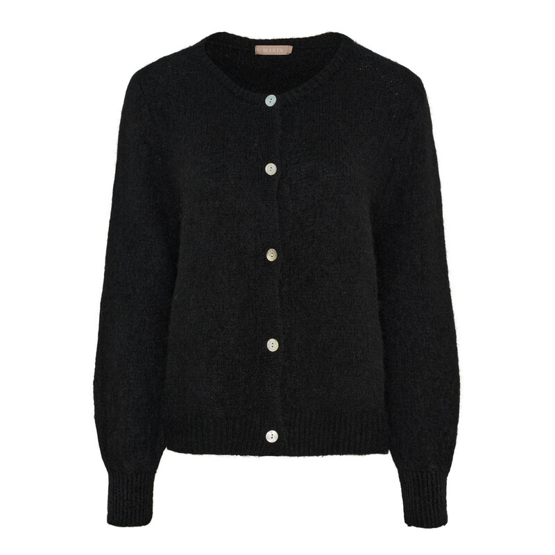 Marta-du-Chateau-Cosima-Stickad-Cardigan-Dam-Black-1