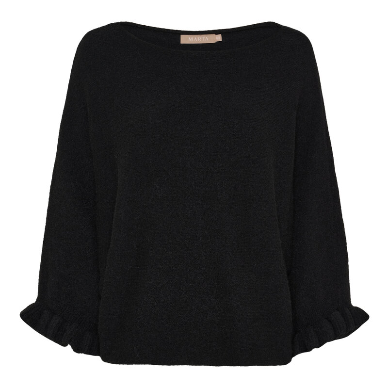 Marta-du-Chateau-Elderflower-Stickad-Troja-Dam-Black-1