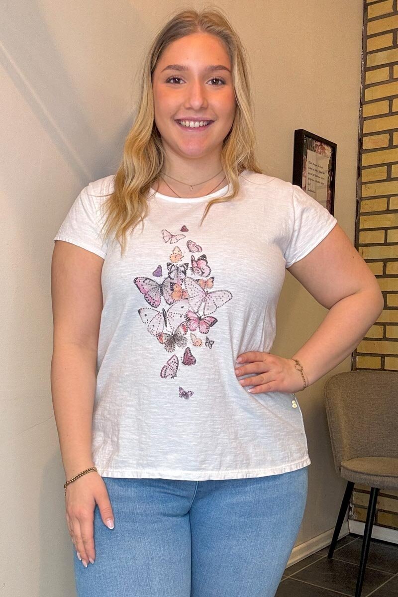 Marta-du-Chateau-T-shirt-Dam-Rosa-Fjarilar-10