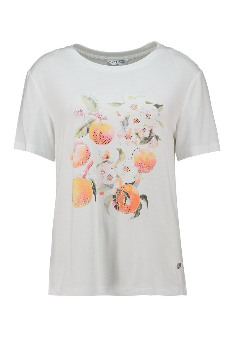 Melon-T-shirt-Med-Strass-Dam-White-Zabaione--Smilebutiken-1
