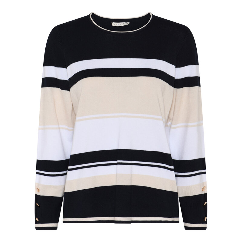 Micha-Nada-Pullover-Dam-Navy-Sand