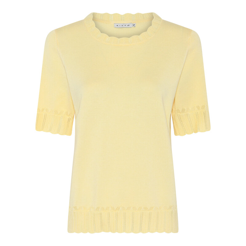 Micha-Neah-Kortarmad-Pullover-Dam-Yellow-1
