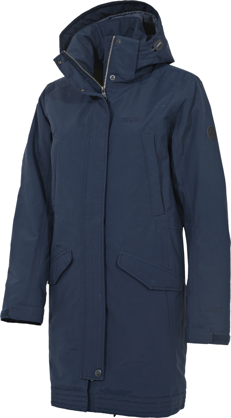 Molly Dark Blue Parkas Vinterjacka Dam Tenson