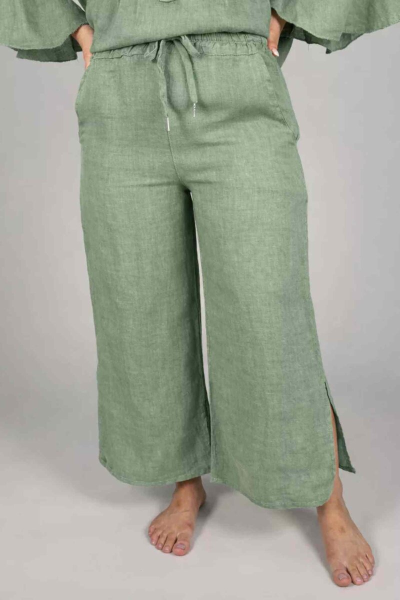 Nelly-Linnebyxa-Dam-Avocado-Camicia--Smilebutiken-1