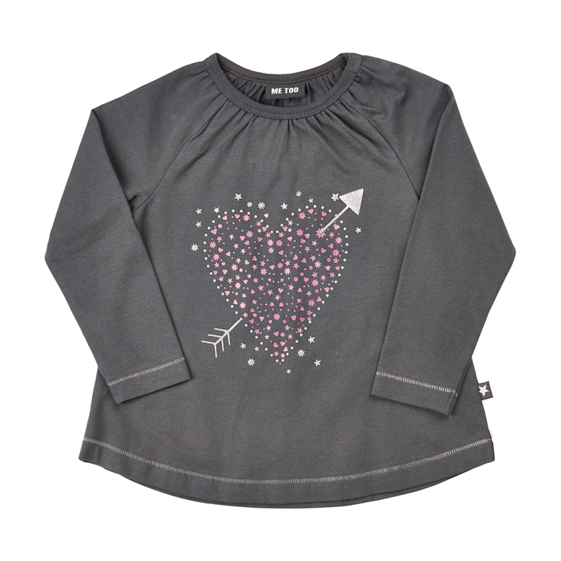 Me Too Nille 392 Tunic Ls Asphalt Mini