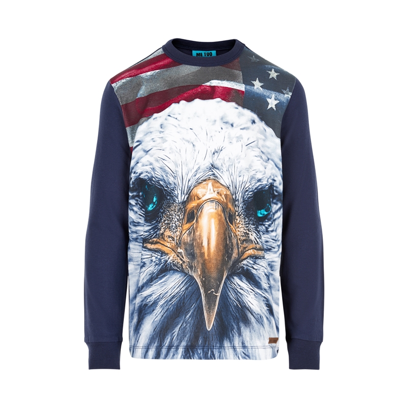 Me Too Noah 384 Top Ls Dress Blues Barn