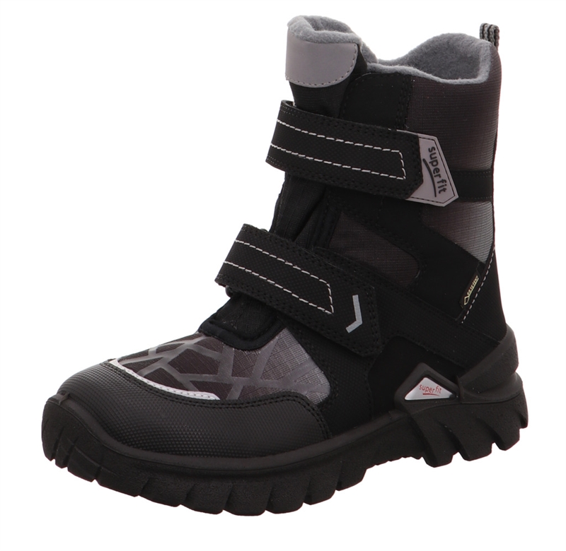 Superfit Pollux GORE-TEX® Fodrad Vinterkänga  Svart Grå Barn