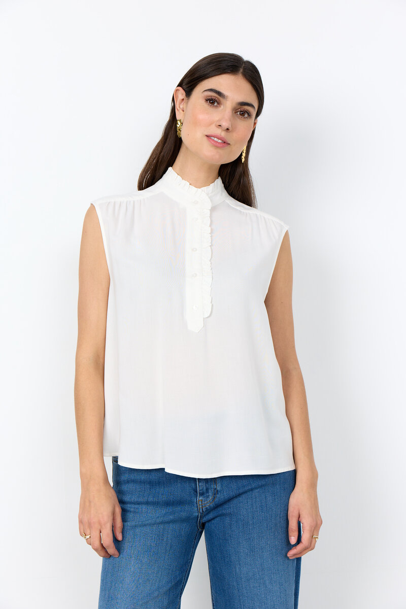 Radia-232-Kortarmad-Topp-Dam-OffWhite-Soyaconcept--Smilebutiken-1