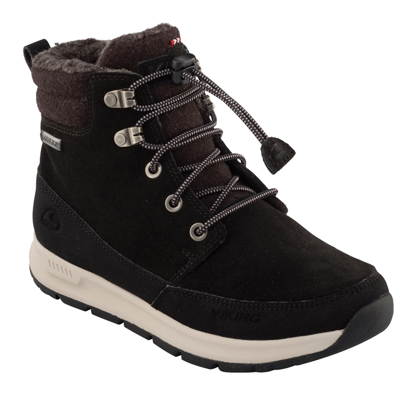 Viking Rotnes GTX Svart Fodrad Vinterkänga Junior