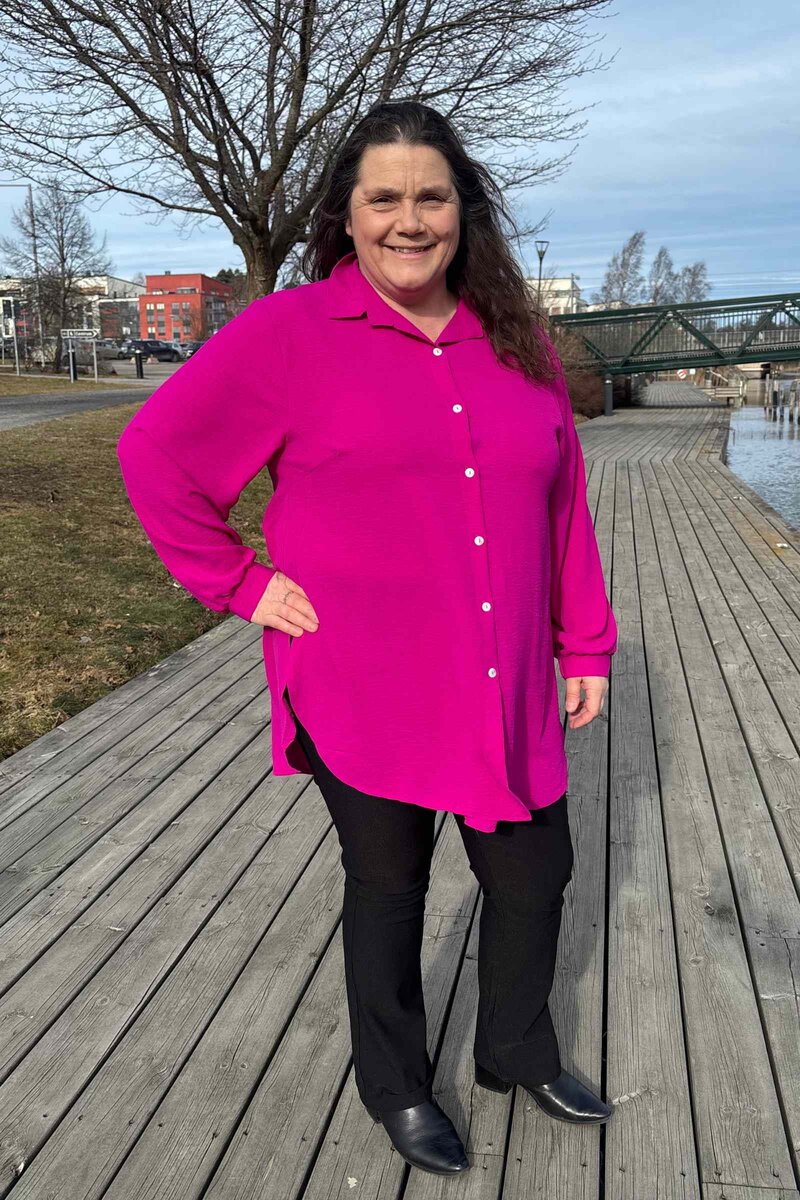 SEN-Harper-Skjorta-Dam-Cyklamen-1