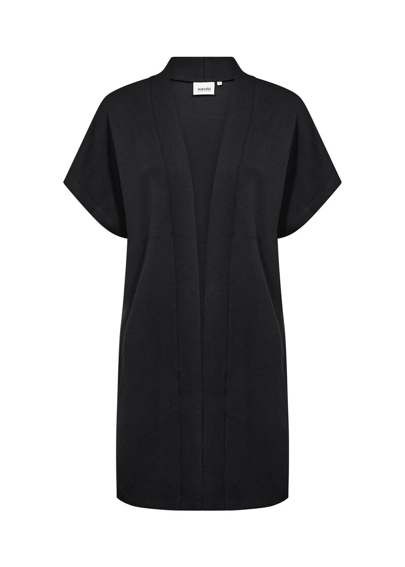 Sabina-44-Lang-Cardigan-Dam-Black-Wasabiconcept--Smilebutiken-1