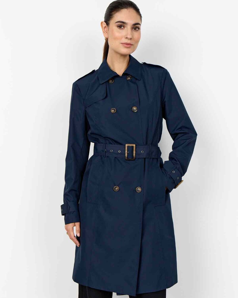 Sevin-2-Trenchcoat-Dam-Navy-Soyaconcept--Smilebutiken-1
