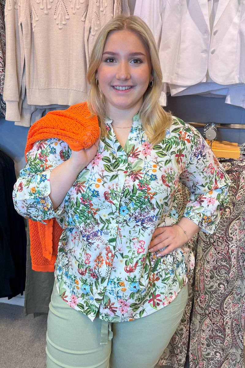Soulmate-Filicia-Blus-Dam-Offwhite-Blommig-3