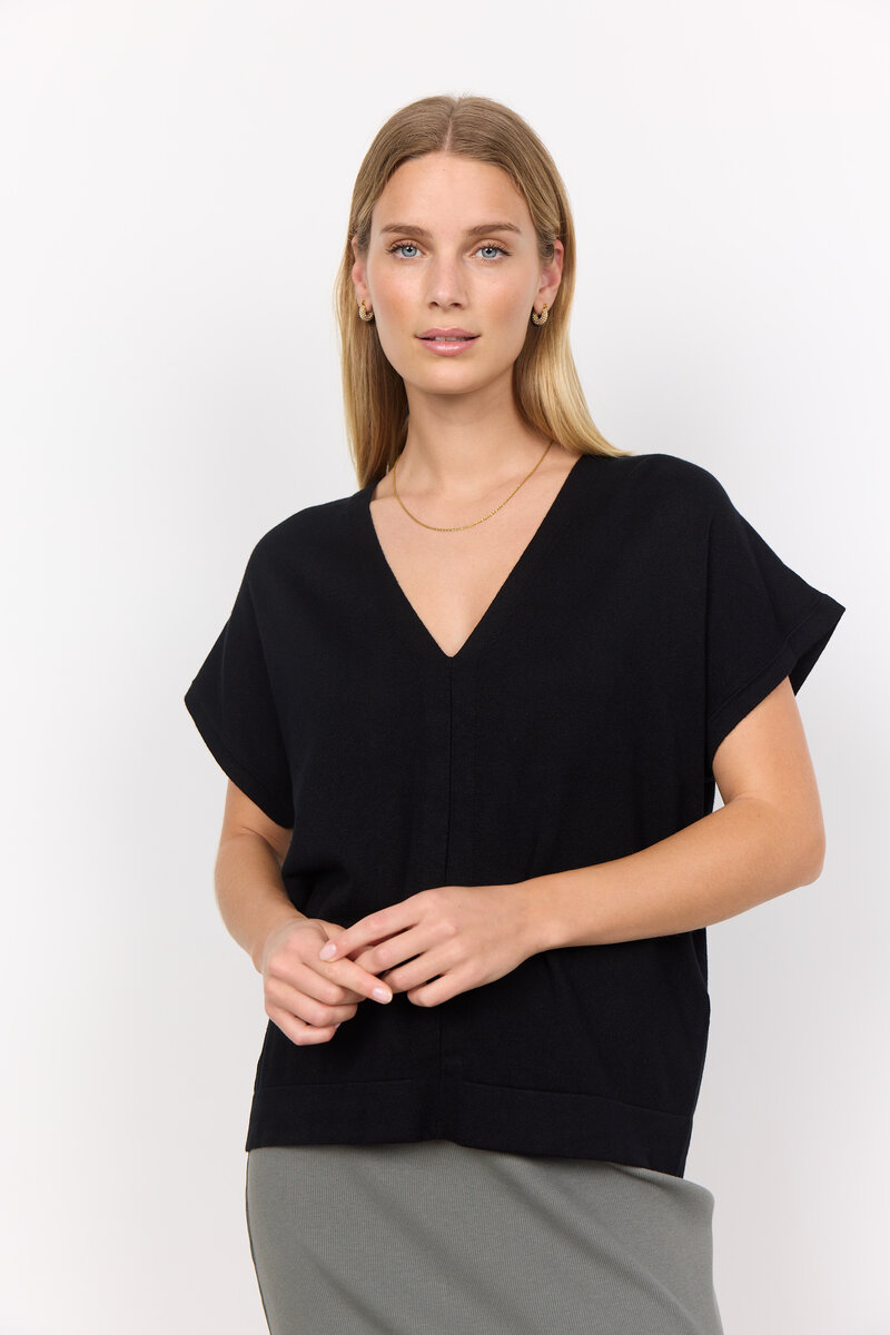 Soyaconcept-Dollie-757-V-ringad-Pullover-Dam-Black-1