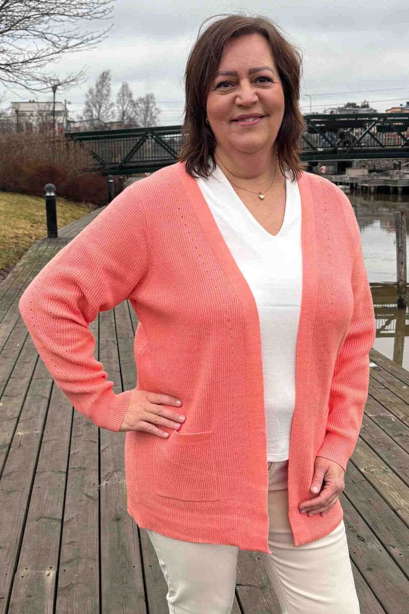 Soyaconcept-Kanita-13-Cardigan-Dam-Peach-Pink-Melange-10