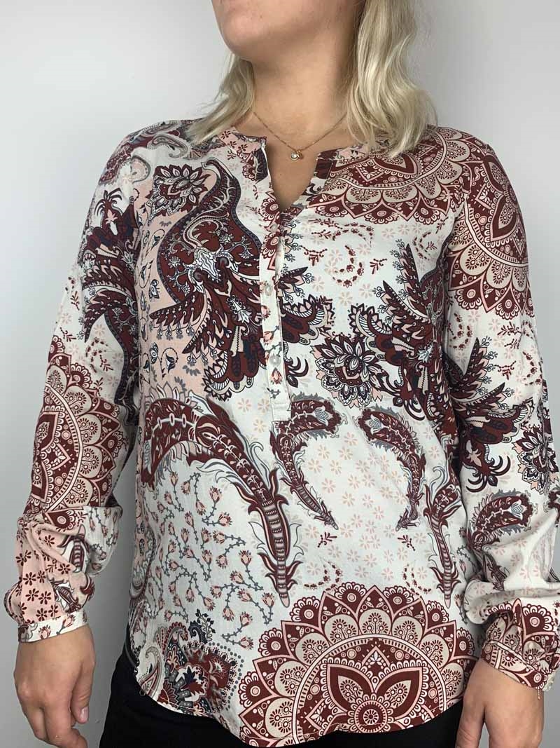 Soyaconcept Kiana 2 Blus Dam Tegel Mönstrad 20
