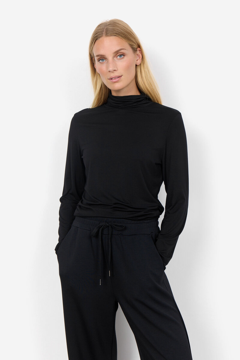 Soyaconcept-Marica-12-Langarmad-Polo-Dam-Black-1