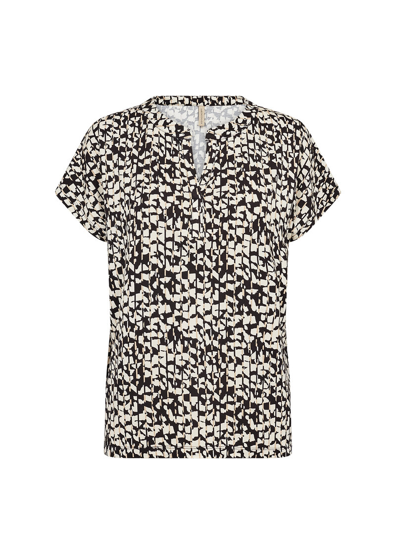Soyaconcept-Marica-317-Kortarmad-Topp-Dam-Black-Combi--1