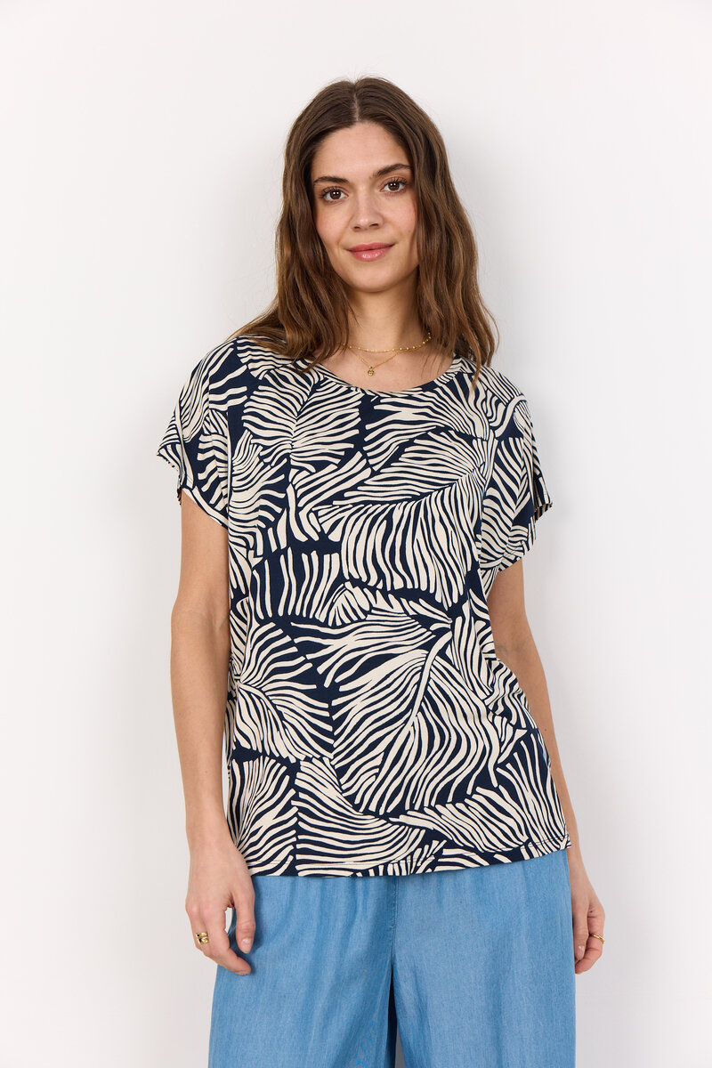 Soyaconcept-Marica-330-Kortarmad-Topp-Dam-Navy-Combi-1