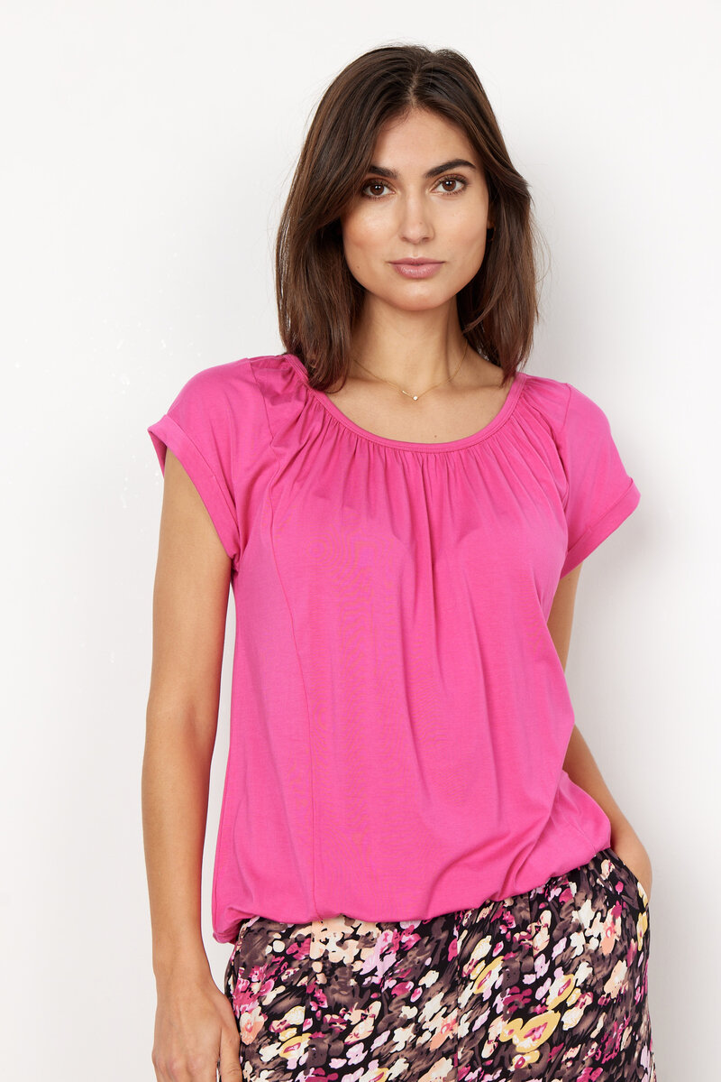 Soyaconcept-Marica-T-Shirt-Cerise-Dam-3
