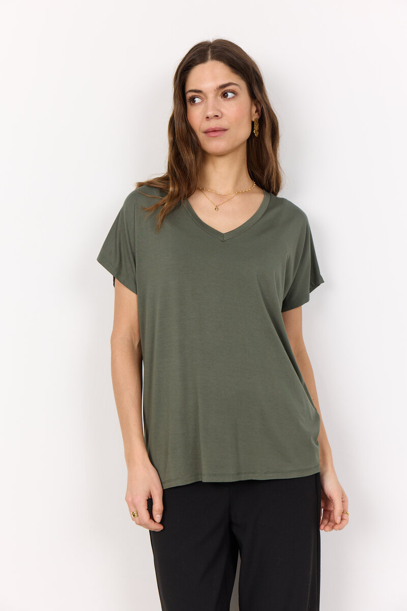 Soyaconcept-Marica-V-ringad-T-shirt-Dam-Thyme-1