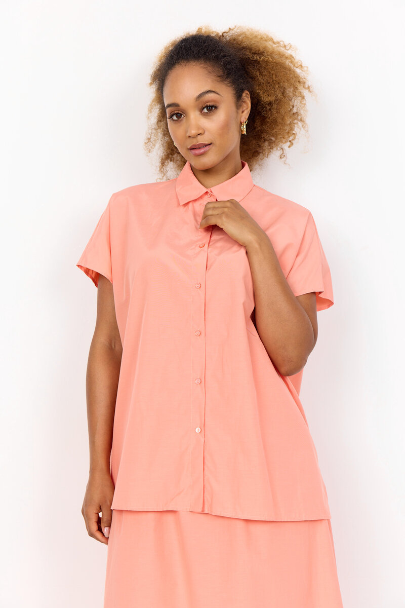 Soyaconcept-Netti-94-Kortarmad-Skjorta-Dam-Peach-Pink-1