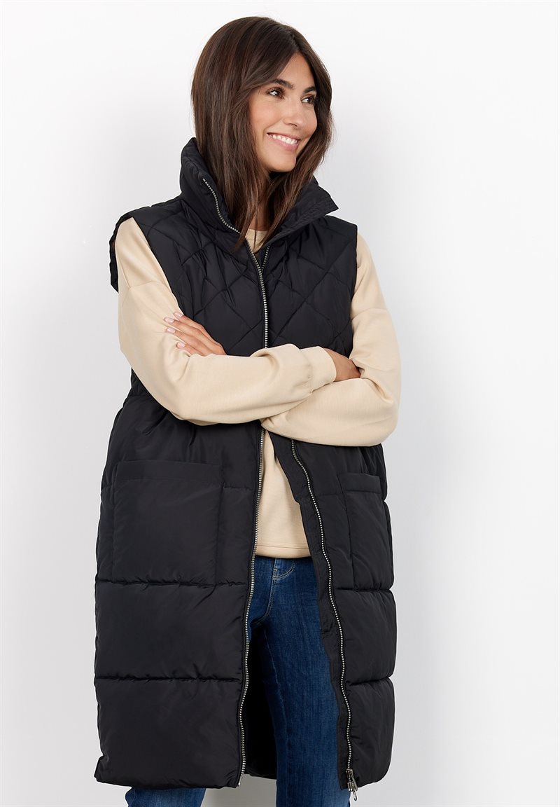 Soyaconcept Nina Väst Parkas Dam Black