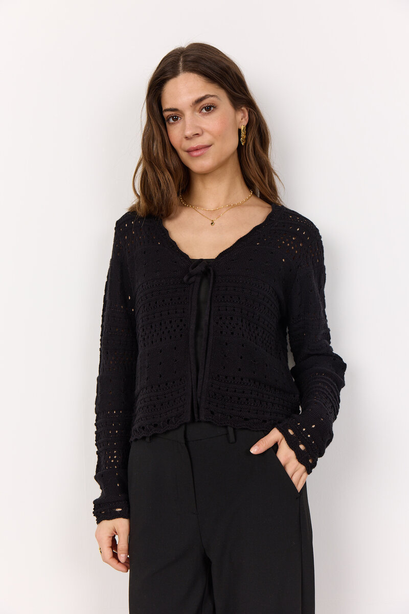 Soyaconcept-Perry-6-Stickad-Cardigan-Dam-Black-1