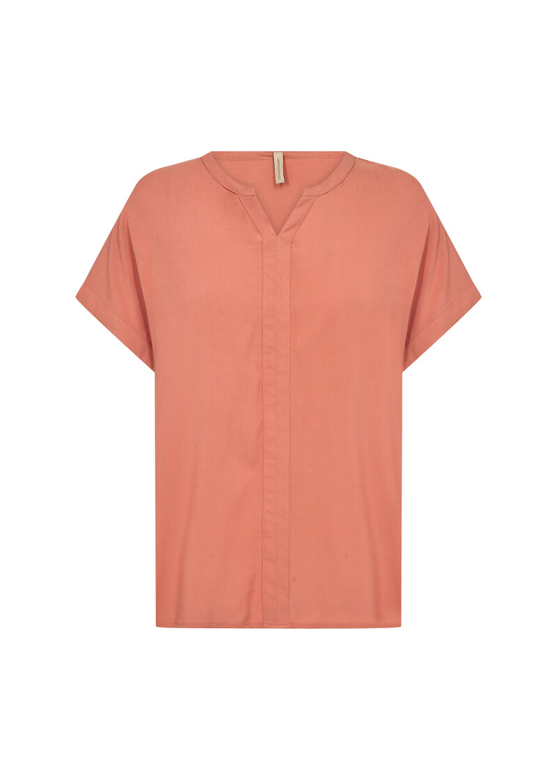Soyaconcept Radia 9 V-ringad Blus Dam Mandarin