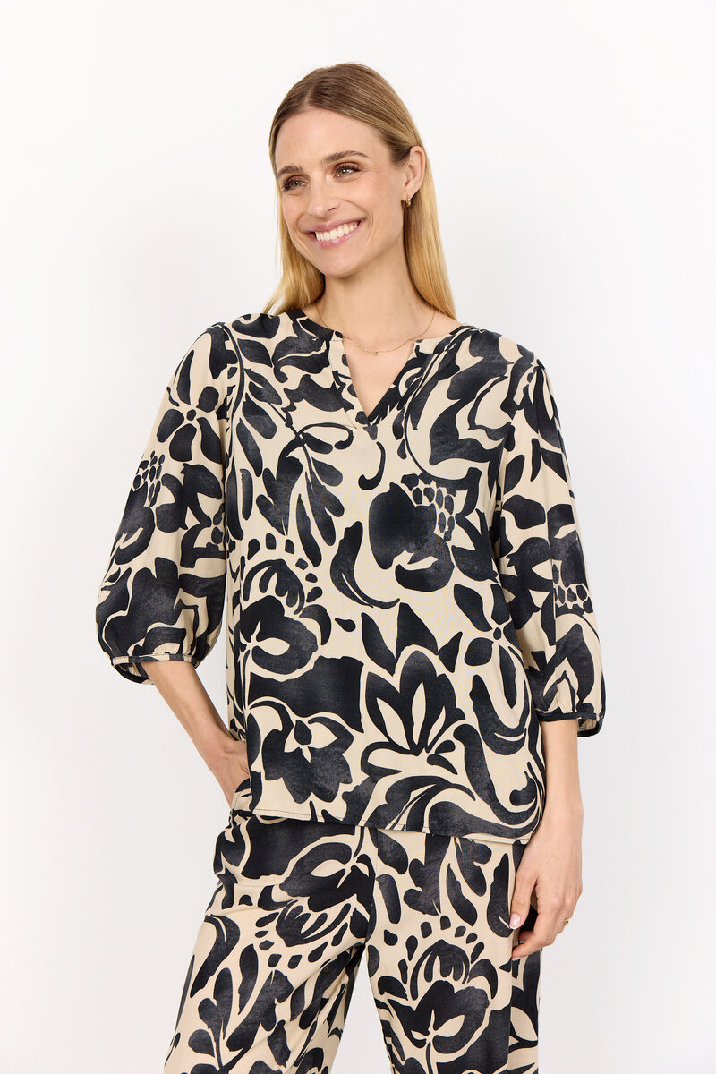 Soyaconcept-Senta-1-Blus-Dam-Black-Combi-1