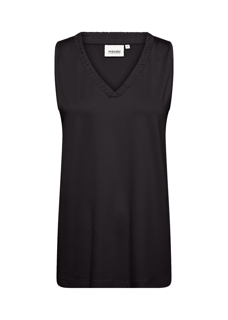 Stella-17-Armlos-Topp-Black-Wasabiconcept--Smilebutiken-1