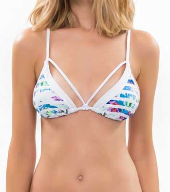 Watercolour Bloom Seamist Triangle Top Bikini Sunseeker 
